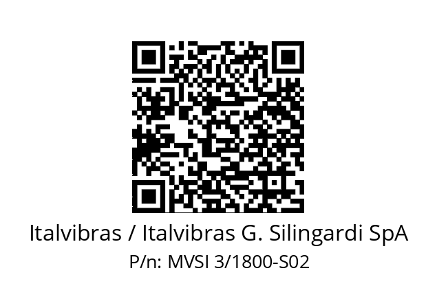   Italvibras / Italvibras G. Silingardi SpA MVSI 3/1800-S02