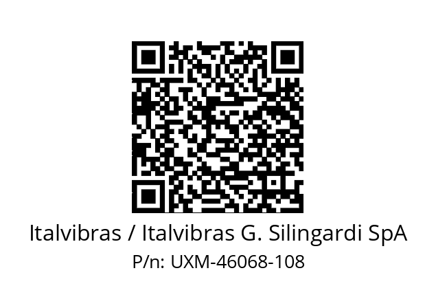   Italvibras / Italvibras G. Silingardi SpA UXM-46068-108