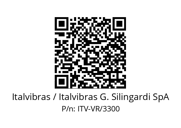   Italvibras / Italvibras G. Silingardi SpA ITV-VR/3300