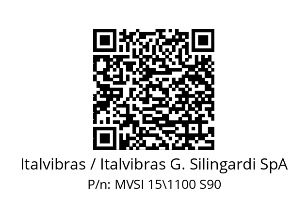   Italvibras / Italvibras G. Silingardi SpA MVSI 15\1100 S90