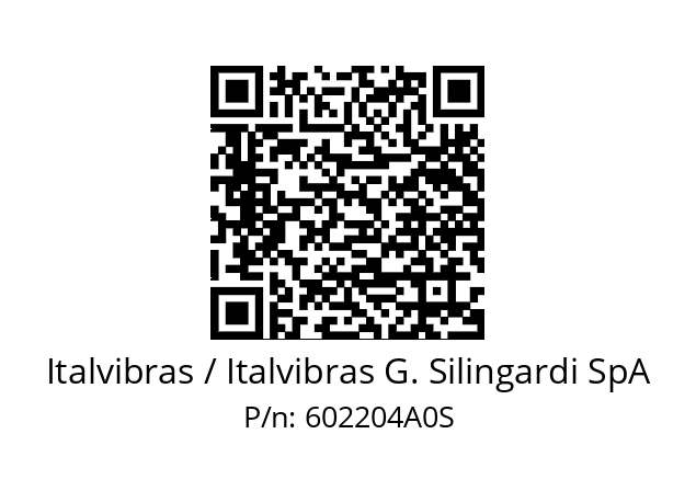   Italvibras / Italvibras G. Silingardi SpA 602204A0S