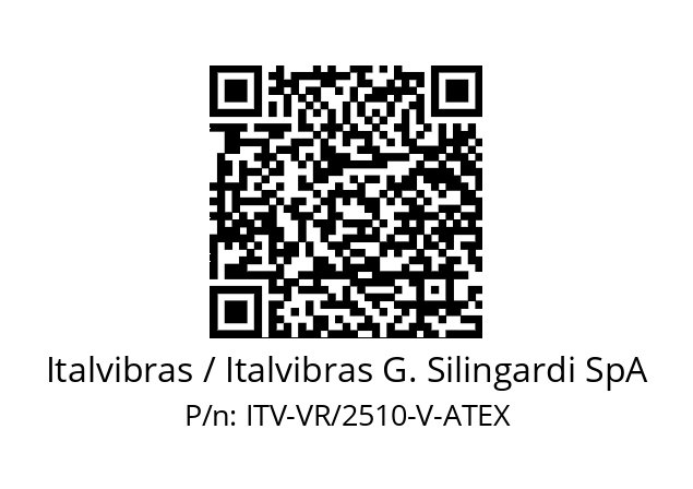   Italvibras / Italvibras G. Silingardi SpA ITV-VR/2510-V-ATEX