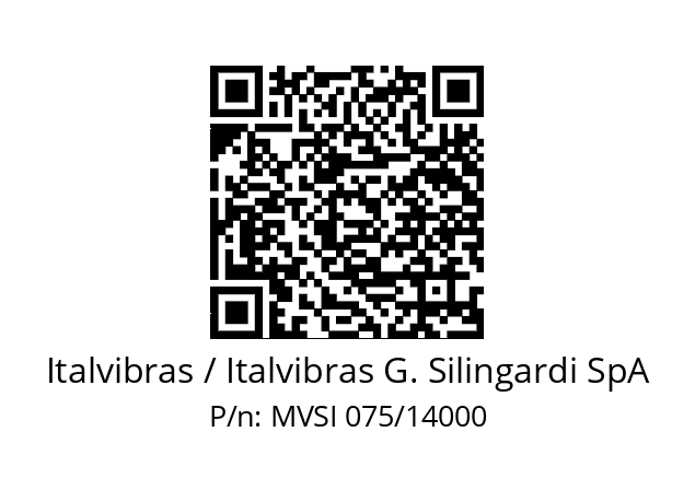   Italvibras / Italvibras G. Silingardi SpA MVSI 075/14000