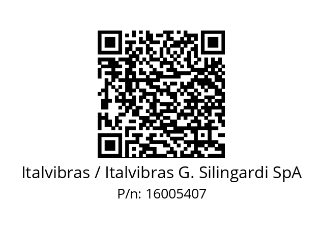   Italvibras / Italvibras G. Silingardi SpA 16005407