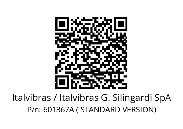   Italvibras / Italvibras G. Silingardi SpA 601367A ( STANDARD VERSION)