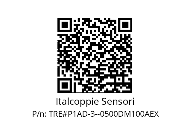   Italcoppie Sensori TRE#P1AD-3--0500DM100AEX