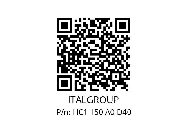   ITALGROUP HC1 150 A0 D40