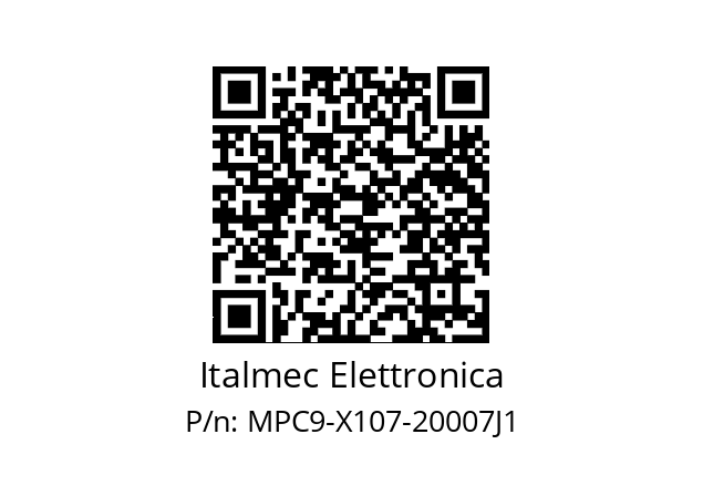   Italmec Elettronica MPC9-X107-20007J1