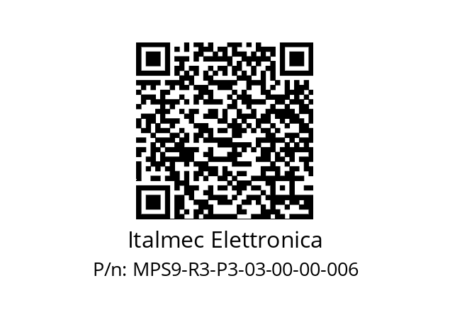   Italmec Elettronica MPS9-R3-P3-03-00-00-006