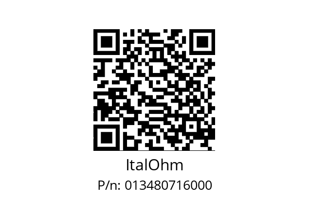   ItalOhm 013480716000