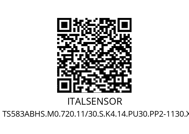   ITALSENSOR TS583ABHS.M0.720.11/30.S.K4.14.PU30.PP2-1130.X576