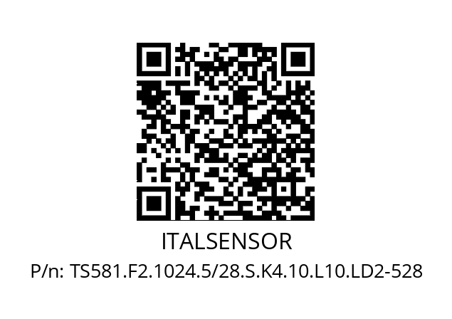   ITALSENSOR TS581.F2.1024.5/28.S.K4.10.L10.LD2-528