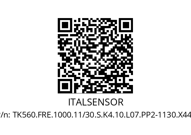   ITALSENSOR TK560.FRE.1000.11/30.S.K4.10.L07.PP2-1130.X447