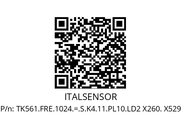   ITALSENSOR TK561.FRE.1024.=.S.K4.11.PL10.LD2 X260. X529