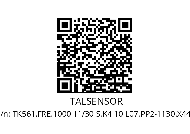   ITALSENSOR TK561.FRE.1000.11/30.S.K4.10.L07.PP2-1130.X447