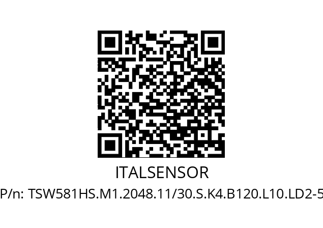   ITALSENSOR TSW581HS.M1.2048.11/30.S.K4.B120.L10.LD2-5