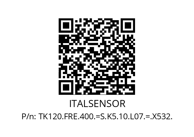   ITALSENSOR TK120.FRE.400.=S.K5.10.L07.=.X532.