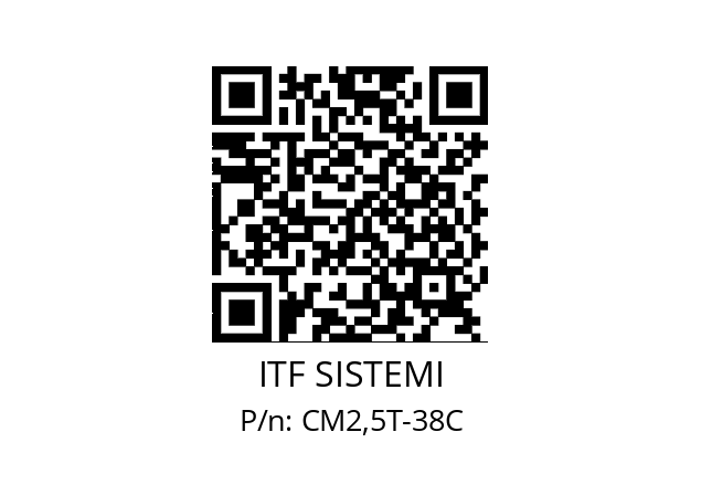   ITF SISTEMI CM2,5T-38C