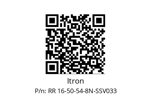   Itron RR 16-50-54-8N-SSV033