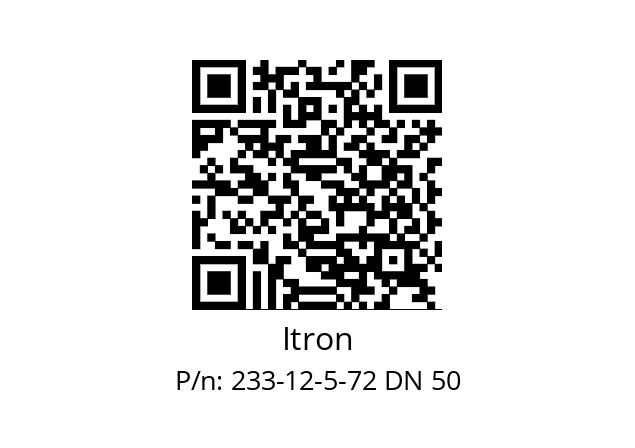   Itron 233-12-5-72 DN 50