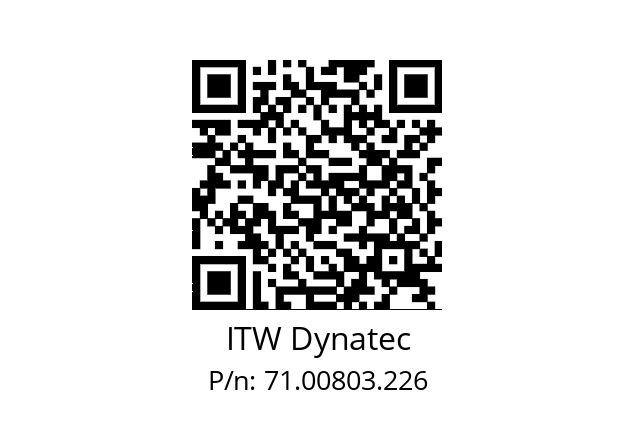   ITW Dynatec 71.00803.226