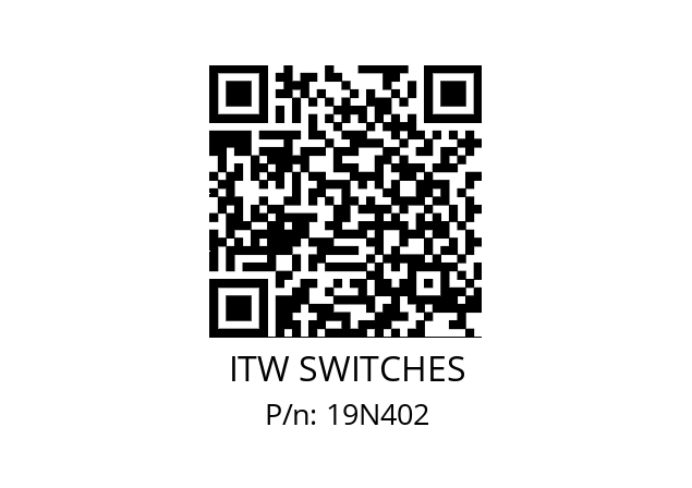   ITW SWITCHES 19N402