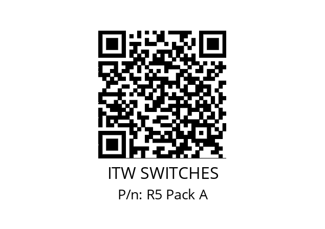   ITW SWITCHES R5 Pack A