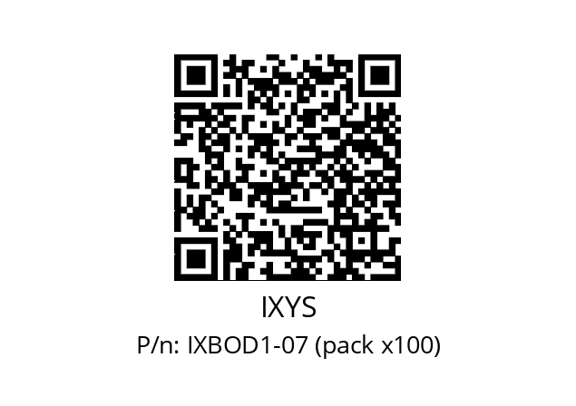   IXYS IXBOD1-07 (pack x100)