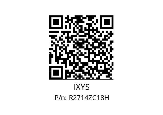   IXYS R2714ZC18H