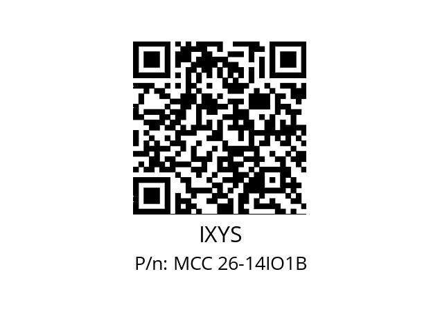   IXYS MCC 26-14IO1B