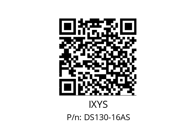   IXYS DS130-16AS