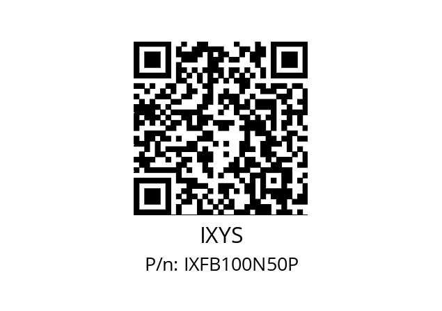   IXYS IXFB100N50P