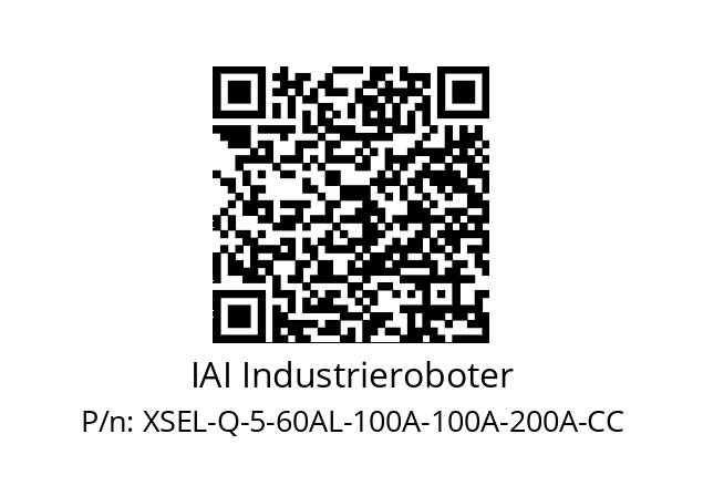   IAI Industrieroboter XSEL-Q-5-60AL-100A-100A-200A-CC