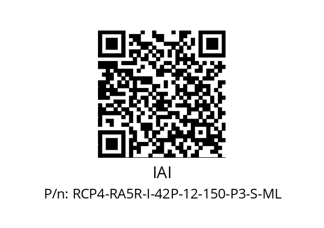   IAI RCP4-RA5R-I-42P-12-150-P3-S-ML