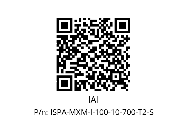   IAI ISPA-MXM-I-100-10-700-T2-S