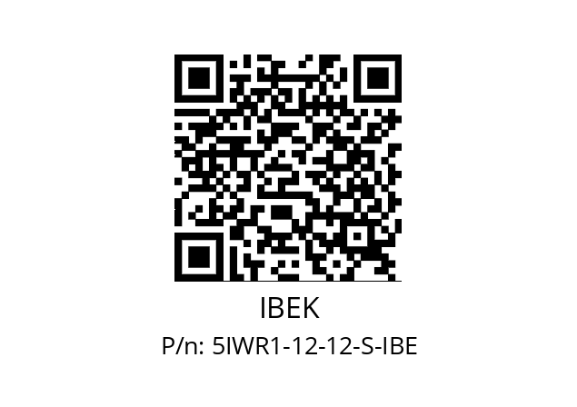   IBEK 5IWR1-12-12-S-IBE