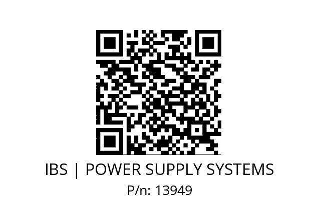   IBS | POWER SUPPLY SYSTEMS 13949