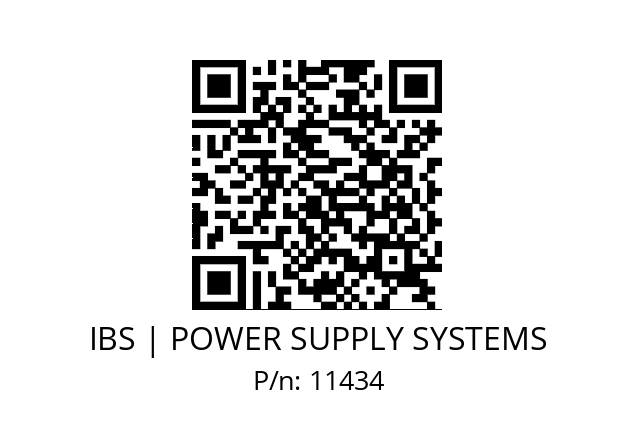   IBS | POWER SUPPLY SYSTEMS 11434