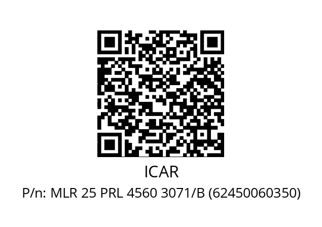   ICAR MLR 25 PRL 4560 3071/B (62450060350)