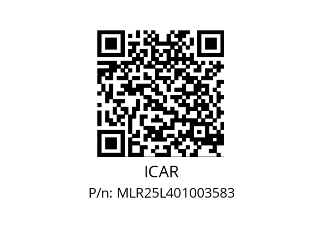   ICAR MLR25L401003583