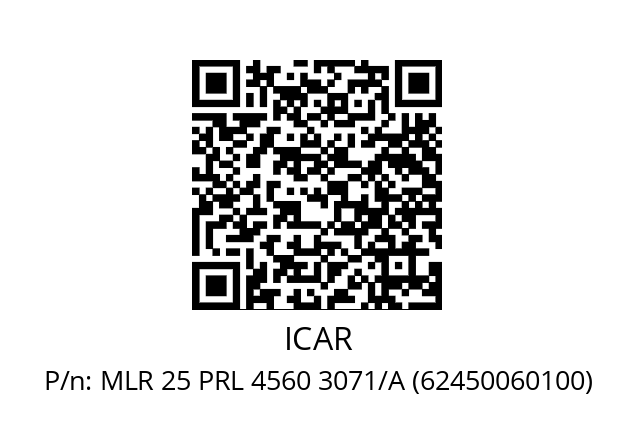   ICAR MLR 25 PRL 4560 3071/A (62450060100)