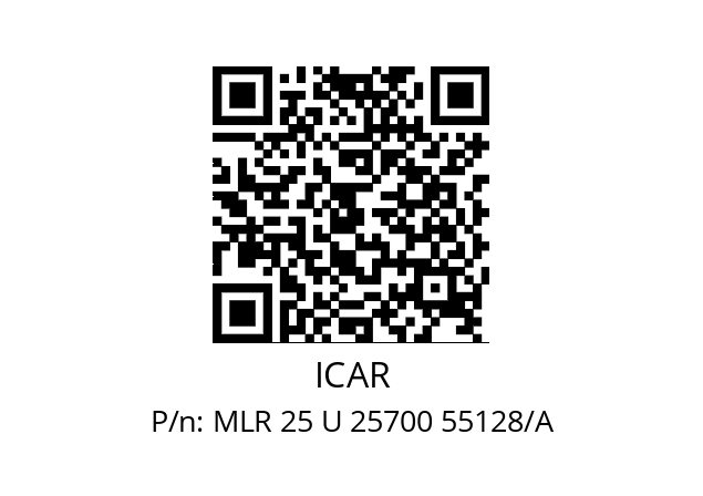   ICAR MLR 25 U 25700 55128/A