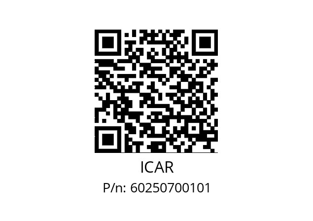   ICAR 60250700101