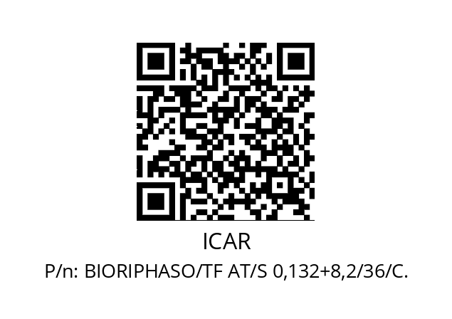   ICAR BIORIPHASO/TF AT/S 0,132+8,2/36/C.