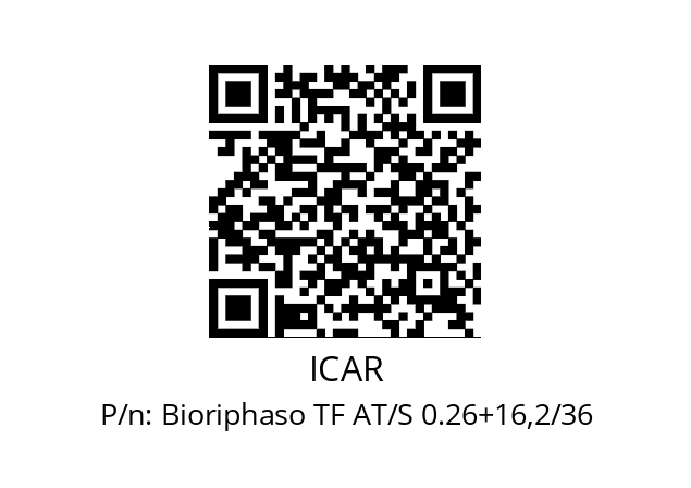   ICAR Bioriphaso TF AT/S 0.26+16,2/36