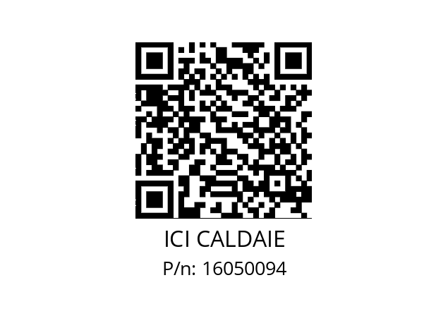   ICI CALDAIE 16050094