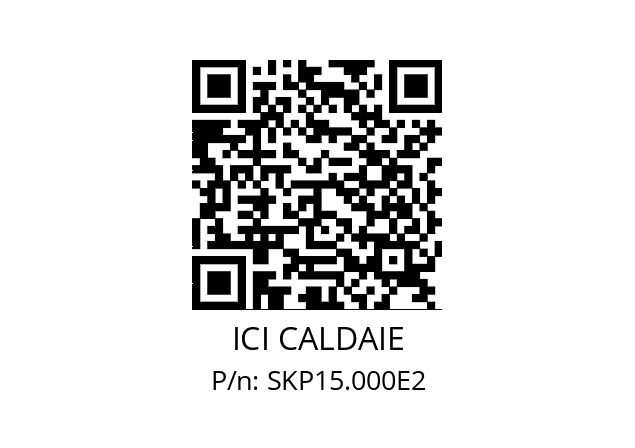   ICI CALDAIE SKP15.000E2