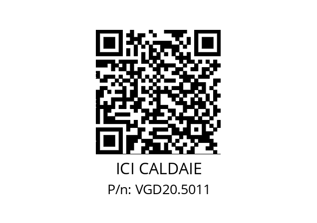   ICI CALDAIE VGD20.5011