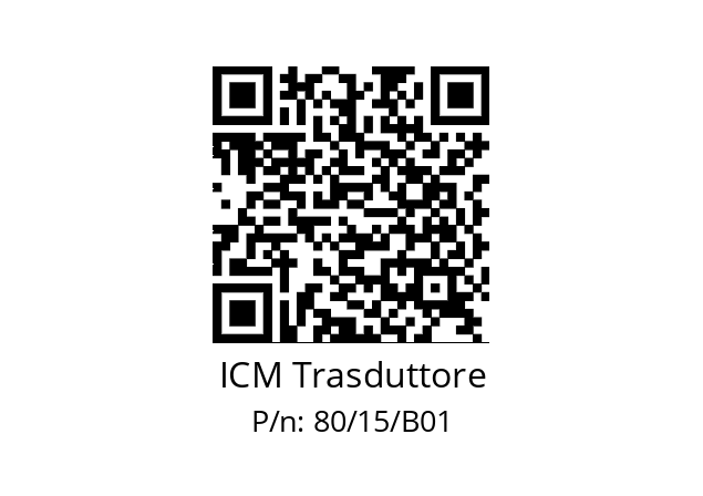   ICM Trasduttore 80/15/B01