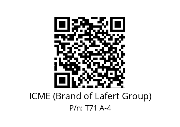   ICME (Brand of Lafert Group) T71 A-4